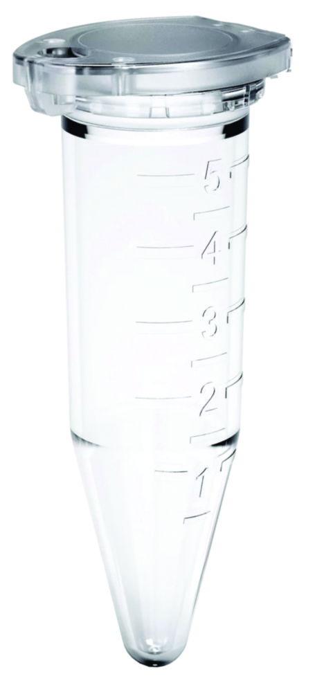 Ratiolab Safety Cap Microcentrifuge Tubes 5.0 ml, PP, Natural, RNase/DNase/DNA Endotoxins Free, Sterilized, Pack of 50
