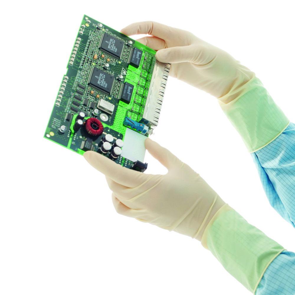 BioClean Cleanroom Gloves LEGACY size M (7.5-8) Latex, 300 mm, pack of 10x100