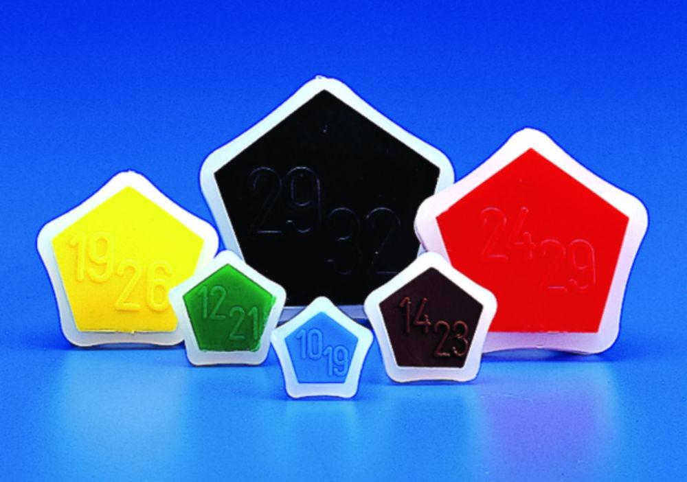 Kartell Conical Stoppers NS 7/16 PE Violet Ø 5.9 mm, Pack of 10