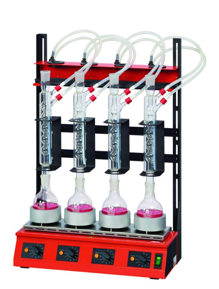 Behr Serial Heating Unit RH 256 for Reflow Distillation, 6 Heating Places for 250ml Round Flasks, CPL