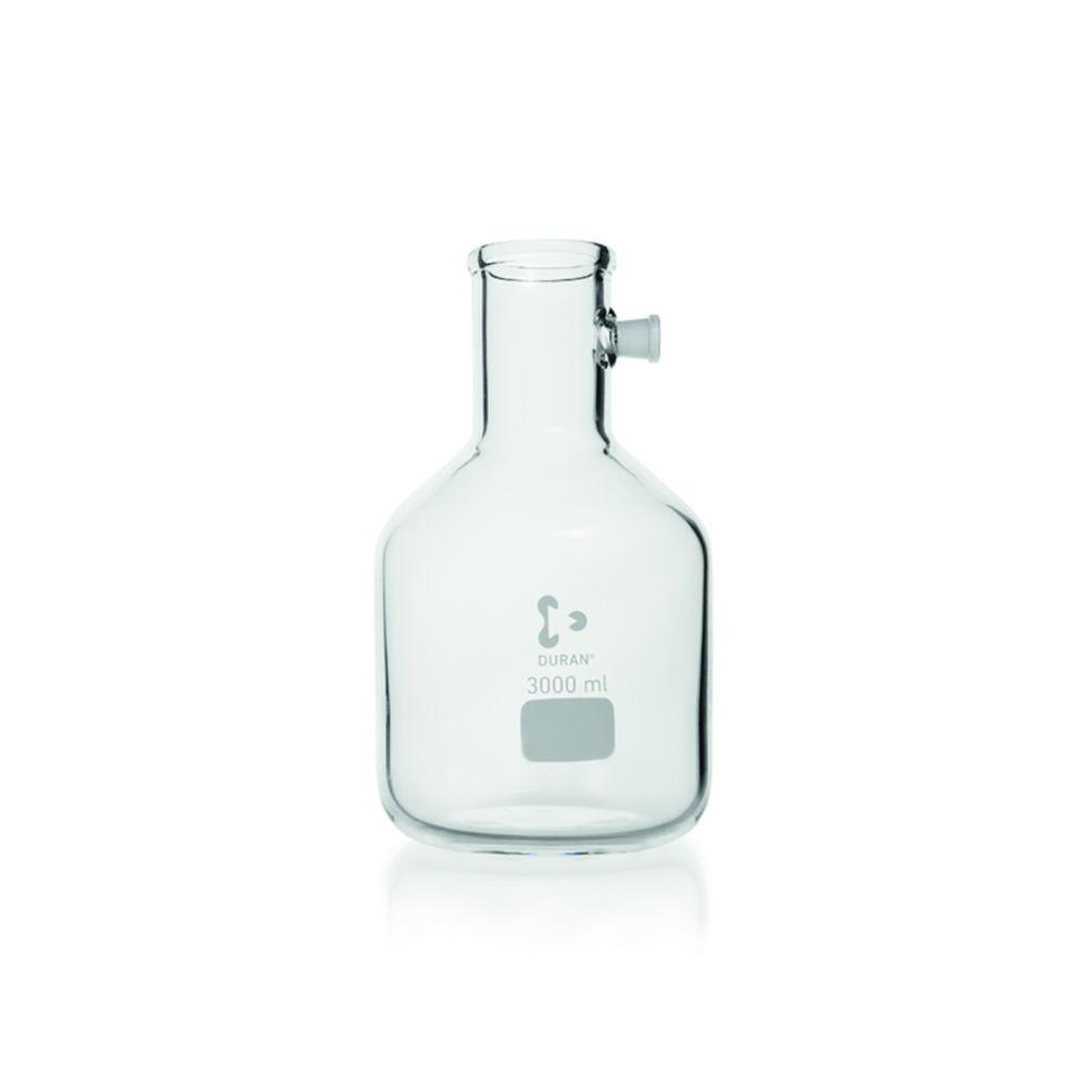 DWK Duran Filtering Flasks with Tubulature, Duran Bottle Shape, Cap. 10000 ml