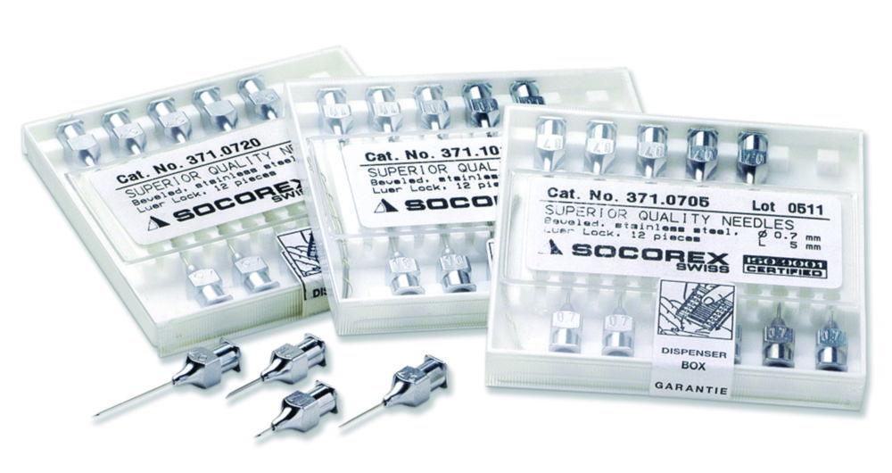 SOCOREX Needles 1.2x10 mm 18G x 3/8" for Dosys Syringes Pack of 12