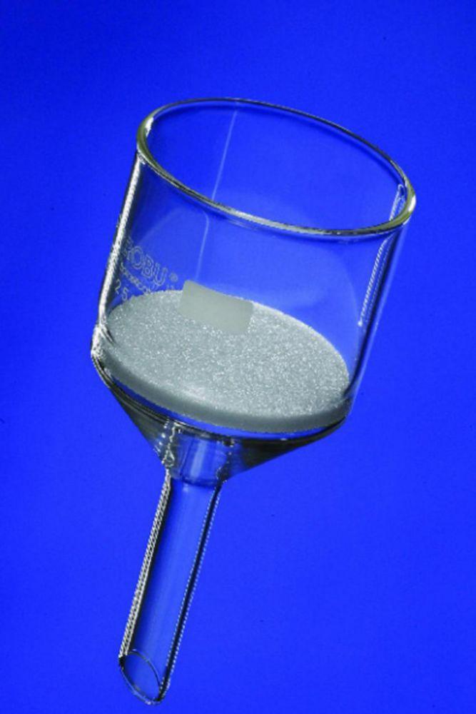 Filter funnels 250ml posority F, 80mmØ, 18mm stem Ø