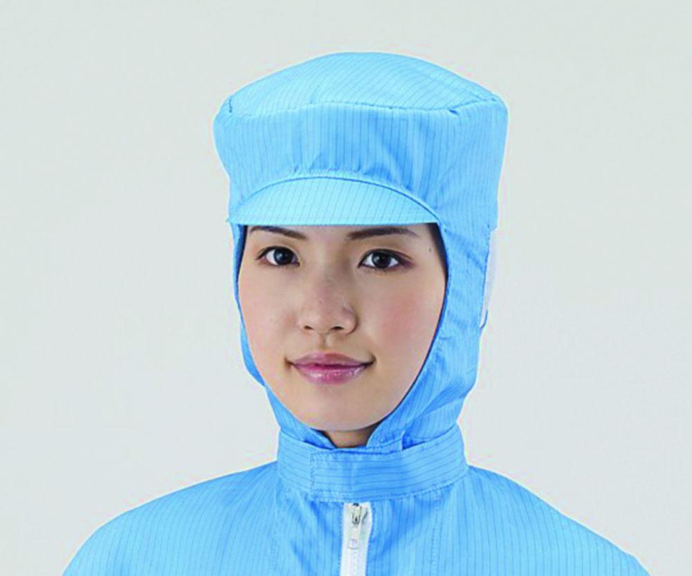 As One ASPURE Clean Room Cushion Hood SFCB, Blue Size L