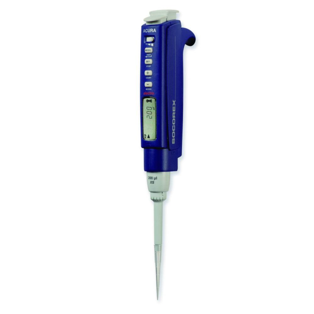 SOCOREX Acura Electro 936 Macropipette 0.25 - 5 ml with 4.8V Battery