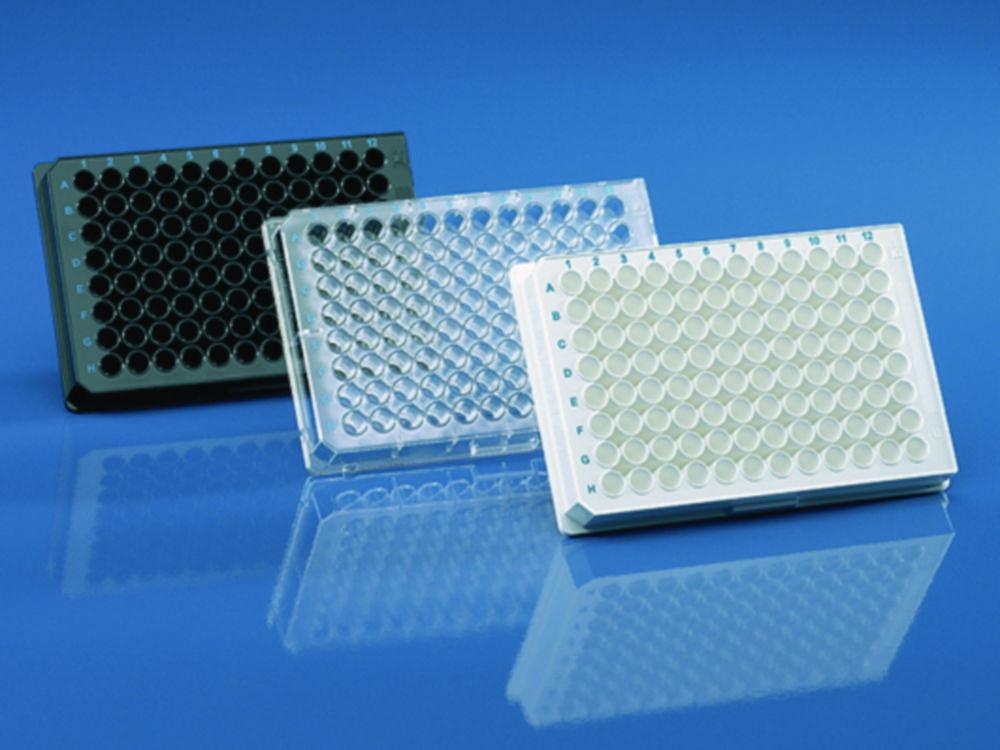 BRAND Microplates ImmunoGrade 96-Well, PS, Transparent, Standard, F-Bottom, Non-Sterile, Without Lid, Pack of 100