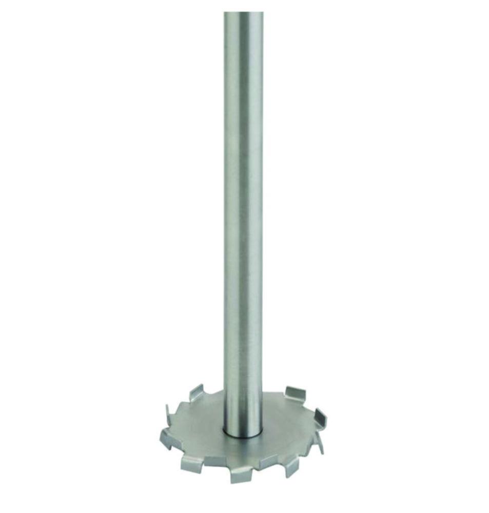Buddeberg Dissolver Stirrer DS 1 – Stainless Steel, Ø 30 x 8, Wave Length 350 mm, Rectangular to Wave