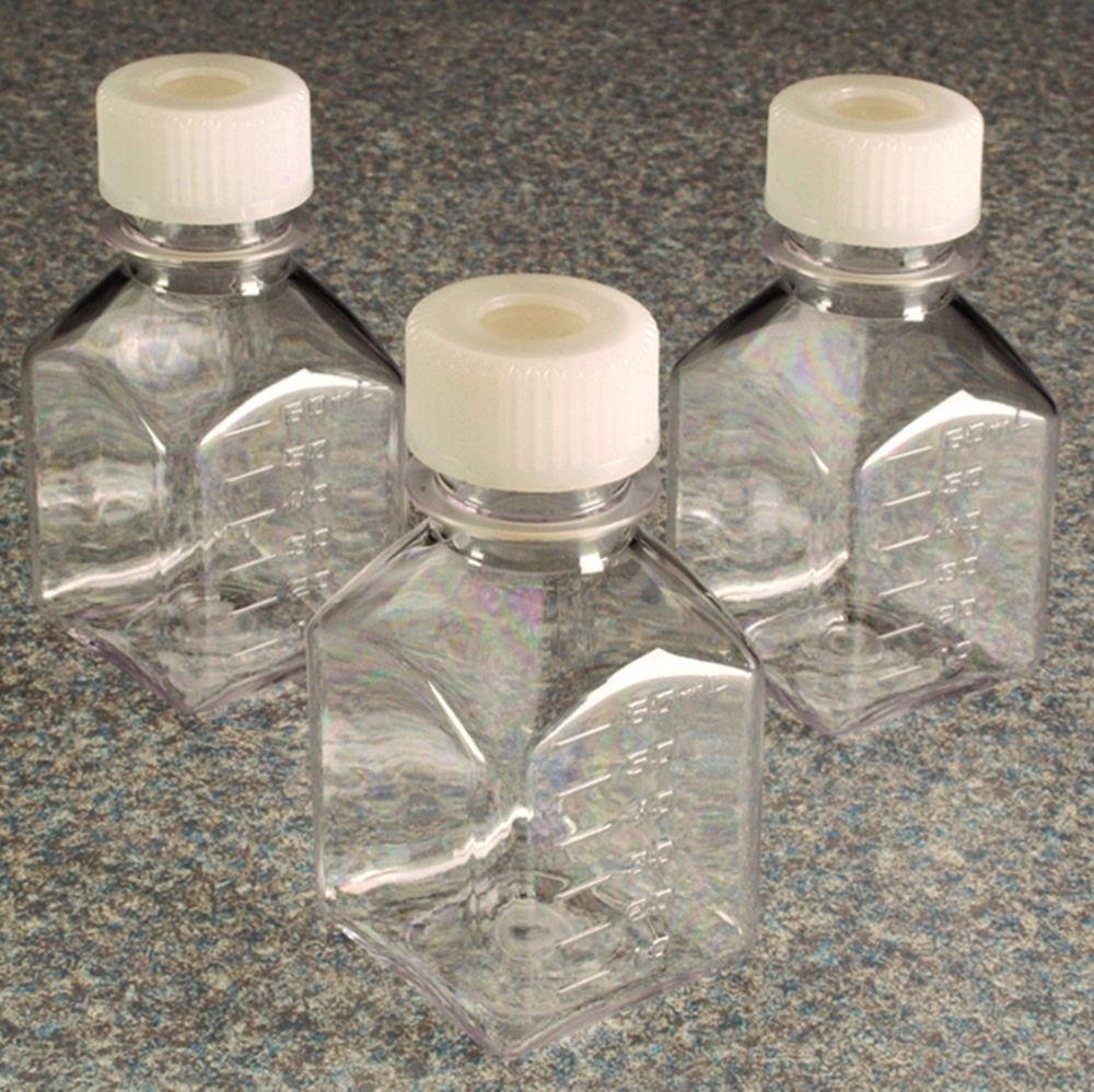 Thermo Nalgene Media Square Bottles, 1000 mL with Septa Closure, Sterile, Pack of 24