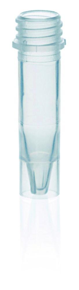BRAND Test Tubes 1.5 ml, PP without Lid, Ungrad., Non Sterile, with Standing Ring, Pack of 1000