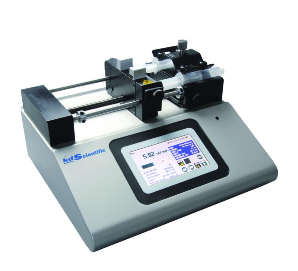 Dual Syringe pump Legato® 210 220V / 50 Hz, CE, for two syringes 0,5µl-140ml, addition and extraction