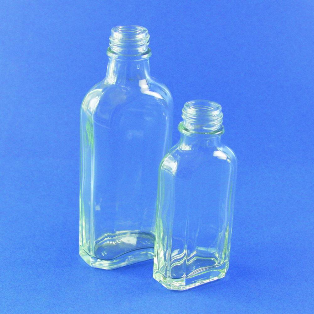 Roland Watzdorf Bottles, Glass, Culture, Flat Octagonal, 250ml, Clear Without Closure 9.072.161

