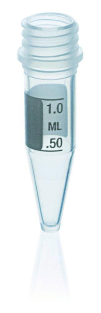 BRAND Reaction Vessels, 1.5 ml, PP, m. A Thread, Without Lid, Grad., Without Stand Ring, VE=1000