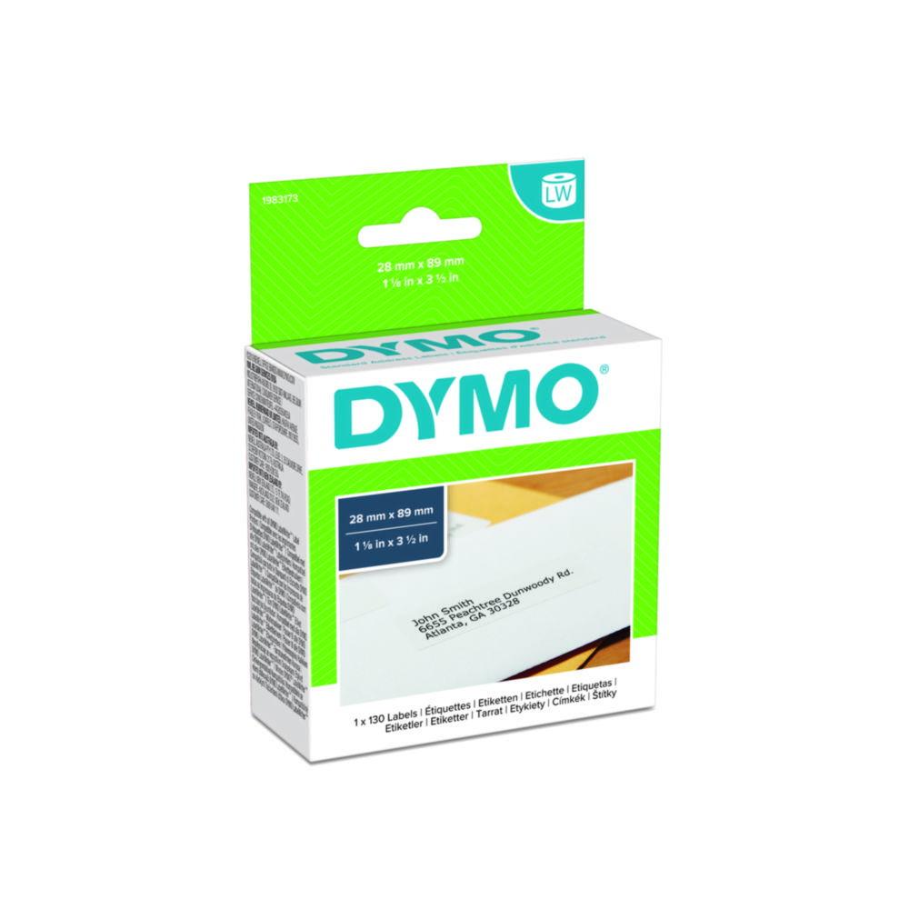 Dymo Original Label for LabelWriter, White Permanent, 1 x 130 Labels, 28mm x 89mm

