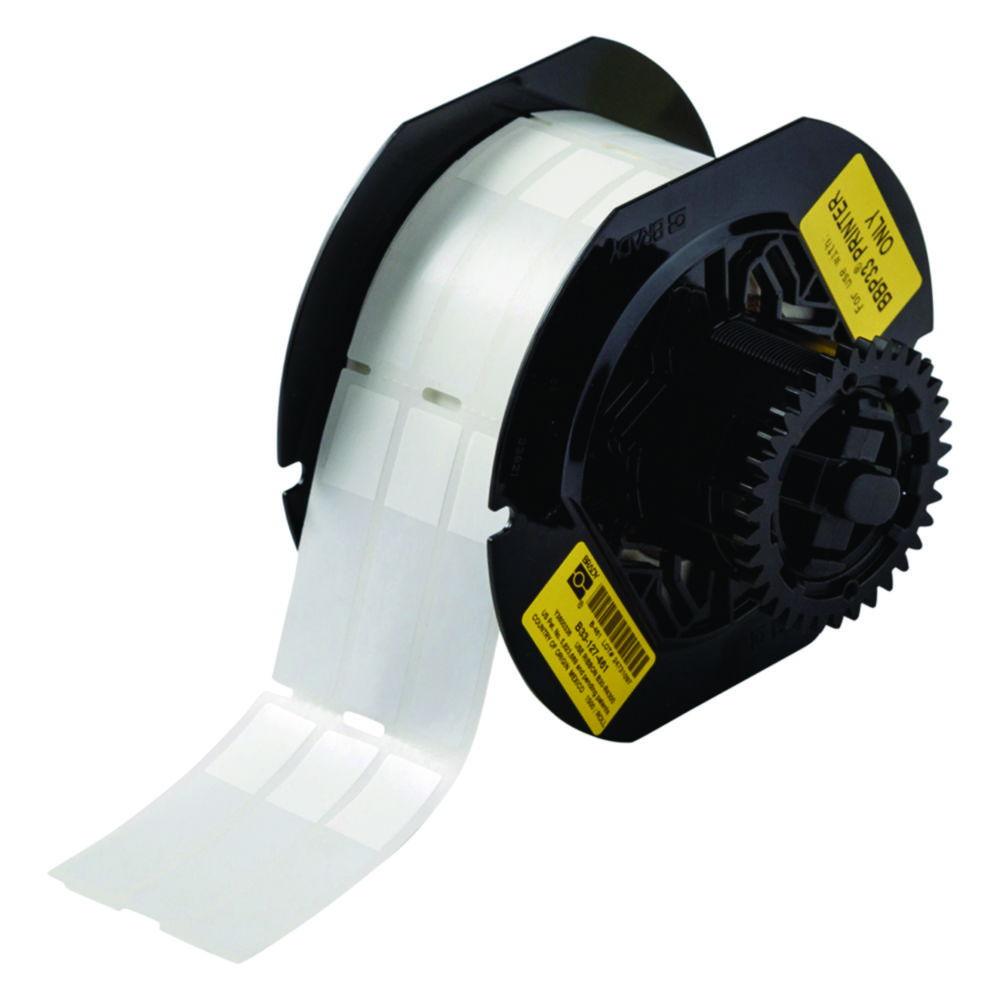 Brady Labels B33-127-461 for Conical and Big Tubes, 12.70 x 55.88 mm, Roll of 1500 pcs