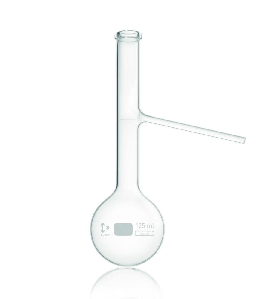 DWK Duran Engler Flask, 125 mL, with Formed Flanged Rim