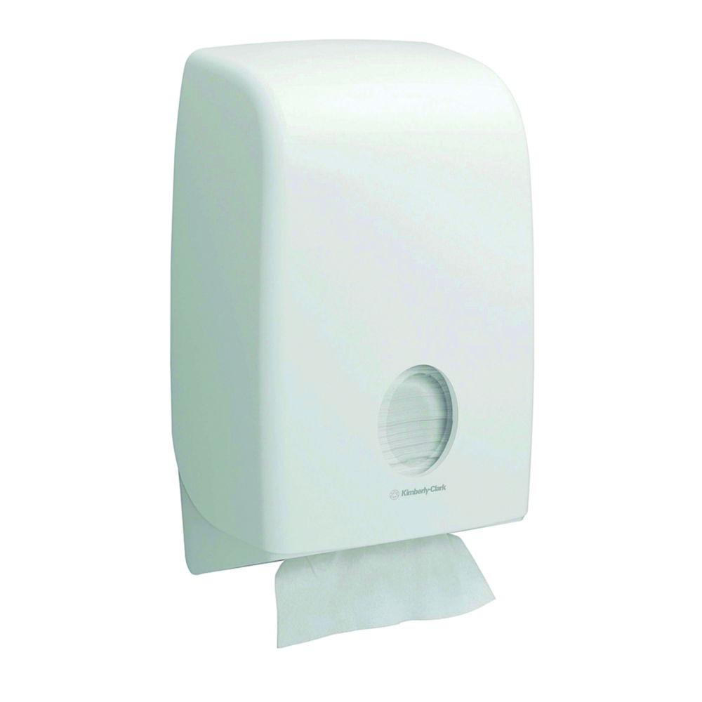 Kimberly-Clark AQUARIUS* Tissue Dispenser - Interfold White, 399x265x140mm, for Formate Tissues
