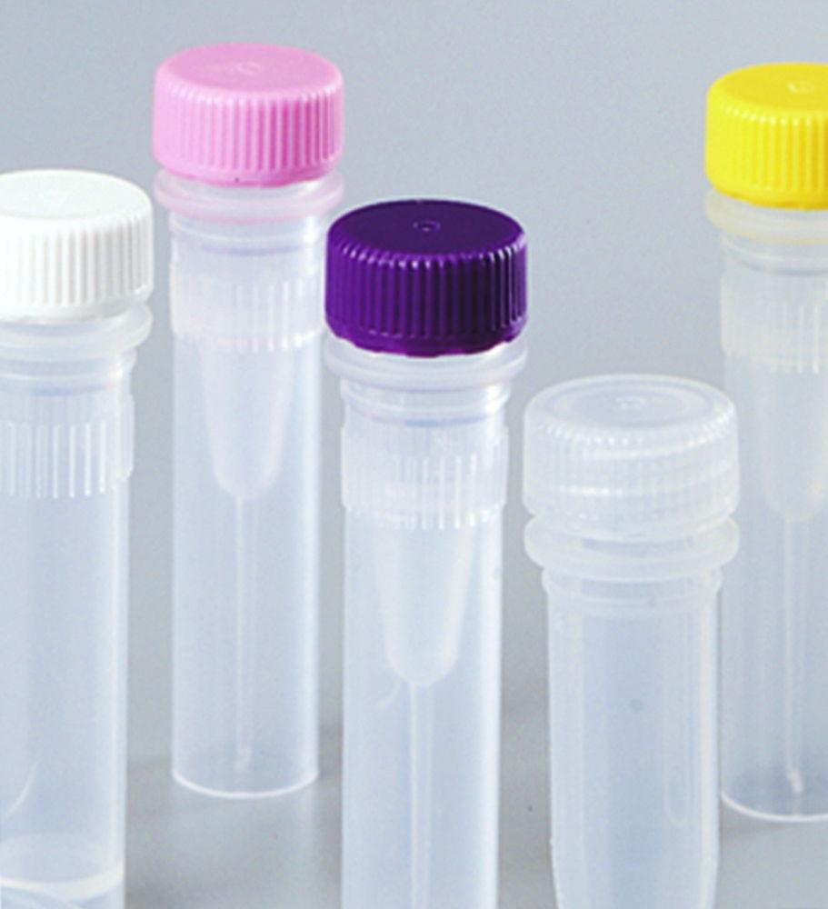 Thermo Nalgene Low Profile Red Lid for Screw Vials 2mL Pack of 1000