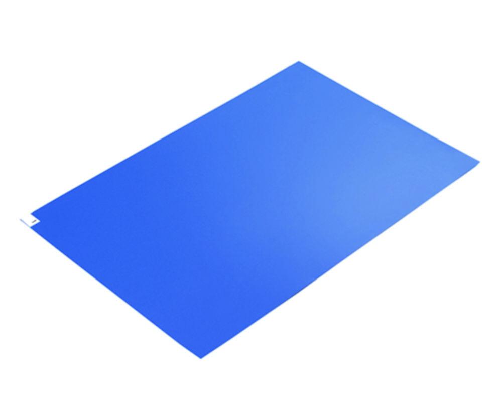 As One ASPURE Economy Antistatic Sticky Mat, Strong Adhesion, 30 Layers, Blue 600 x 1200 mm, Pack of 10 pcs


