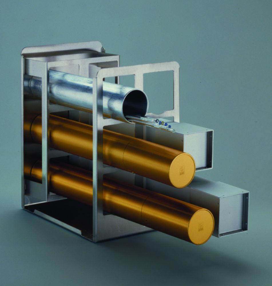 Schuett-Biotec Pipette Boxes Holder GESTICON E 8 for 8 Pipette Boxes, Stainless Steel

