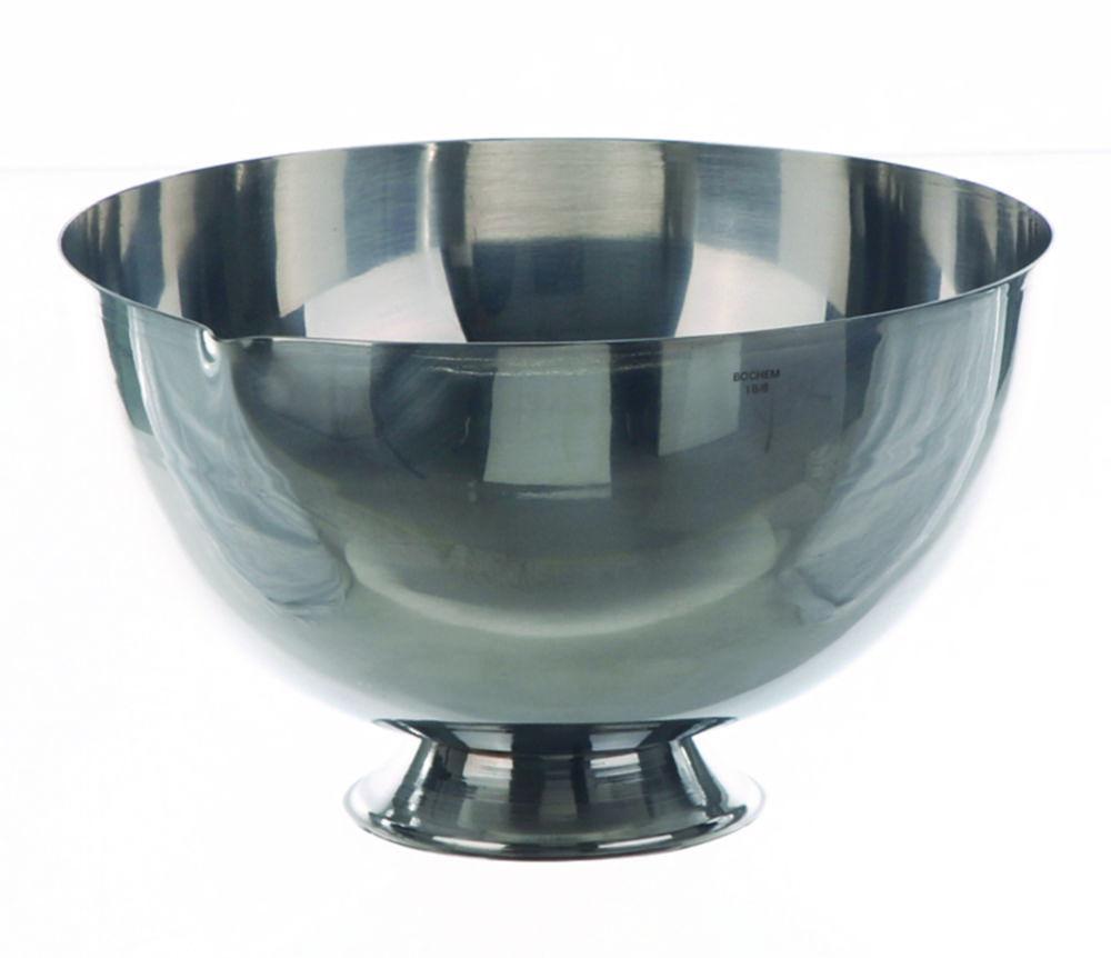 Bochem Stainless Steel Mortar, 1000 mL, 160 mm Ø, 18/10 Steel (Without Pestle)