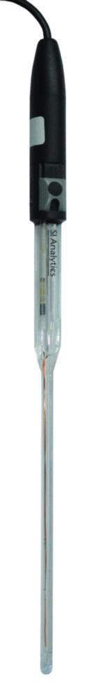 Xylem SI ScienceLine Plus pH Combination Electrode SCP Mic-T – 0…14 pH, -5…+100°C, 70/130 mm Length, 12/5 mm Diameter, 3 m Cable with DIN and Banana Plug

