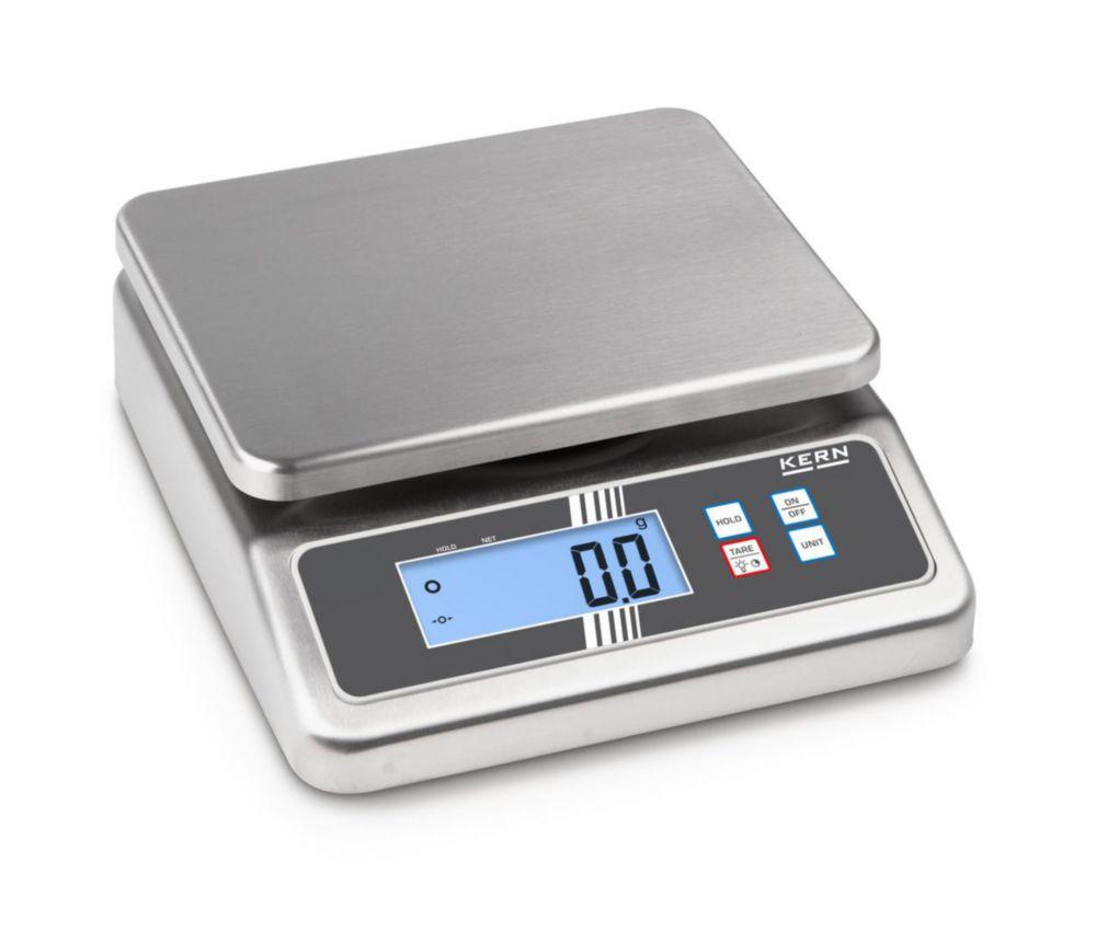 Kern Compact Scale FOB 10K-3NL, 8/15kg Capacity, 1/2g Readability, 252x200mm Plate


