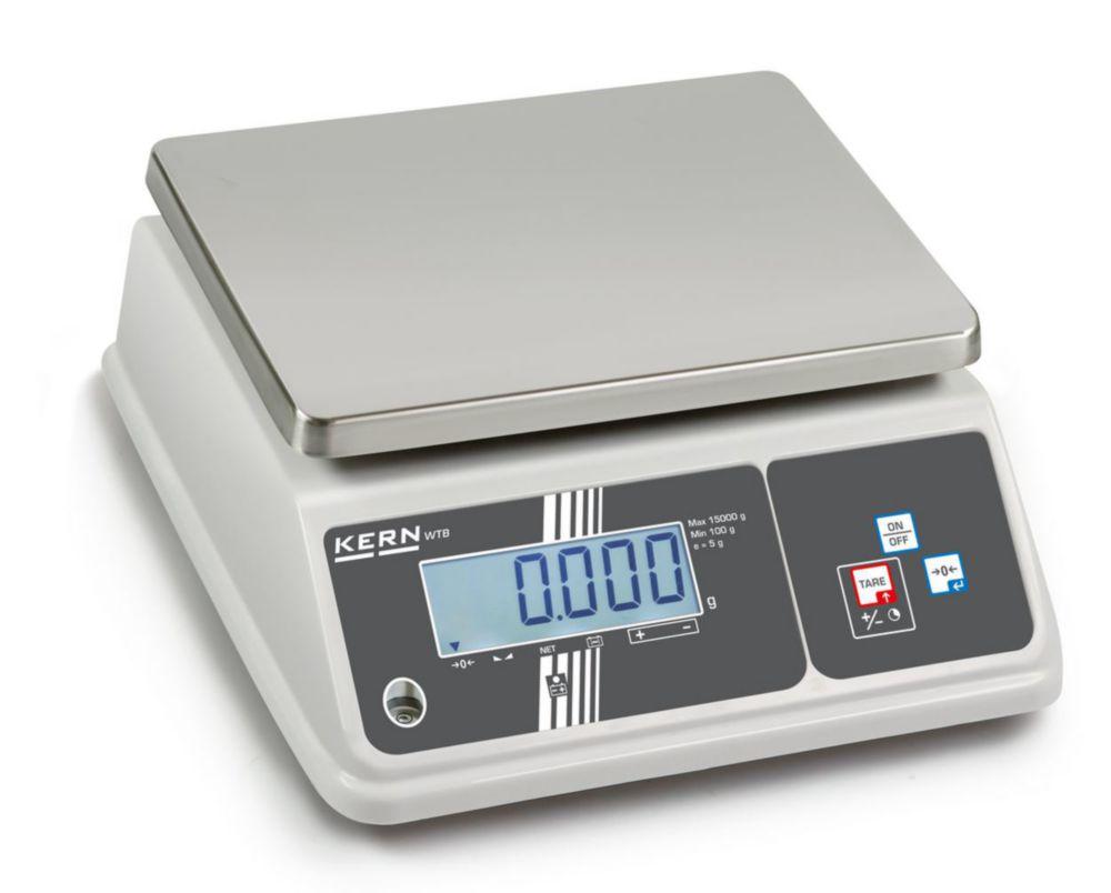 Kern Compact Balance WTB 1K-4N, 1.5 kg / 0.2 g, Pan Size 260×200 mm