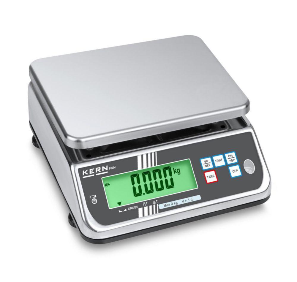 Kern Bench Scale FXN 3K-4N, 3 kg / 0.5 g, Weighing Plate 236×195 mm