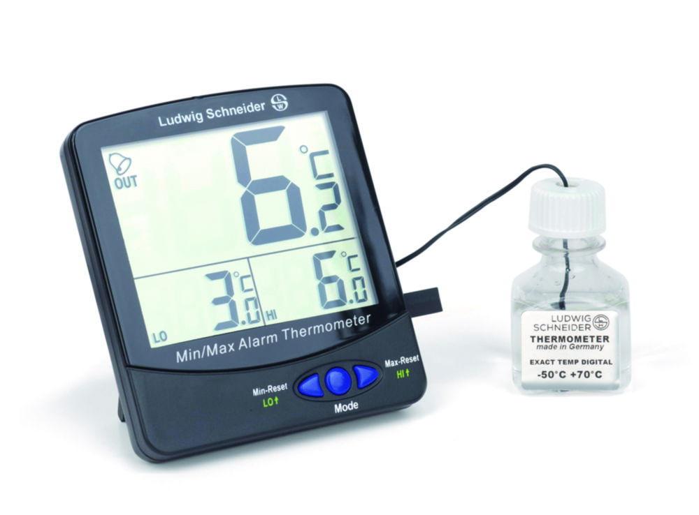Ludwig Schneider Digital Bottle Thermo Scientificmeter -50…+70°C, for Ice Point, Certified Temp. 0°C