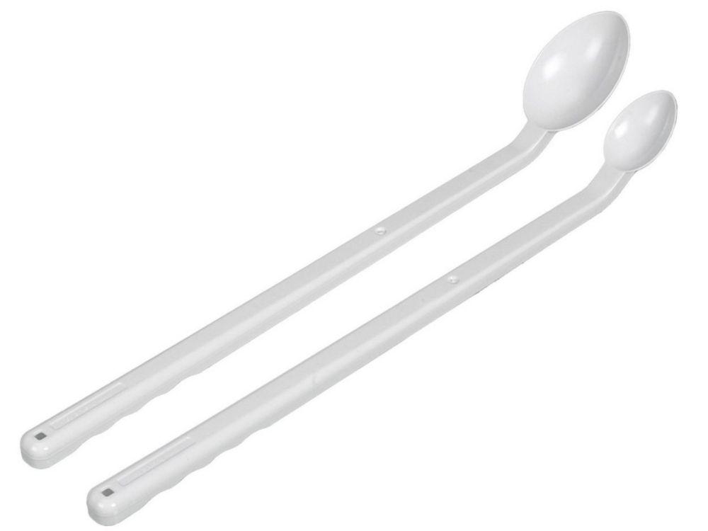 Bürkle Sample Spoon, Long Handle, 5 ml, PS, White, Pack of 10