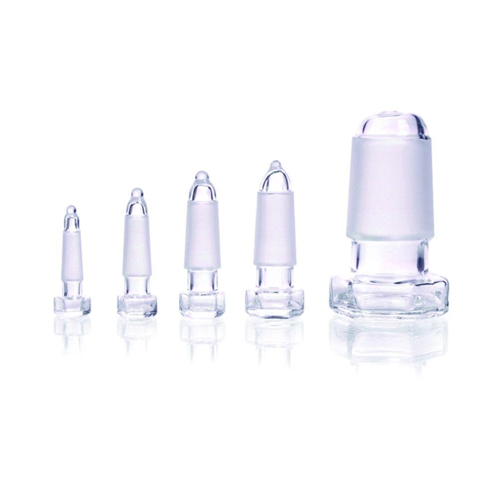 DWK Duran Hexagonal Stopper NS 18/26 Pointed, DG Ground