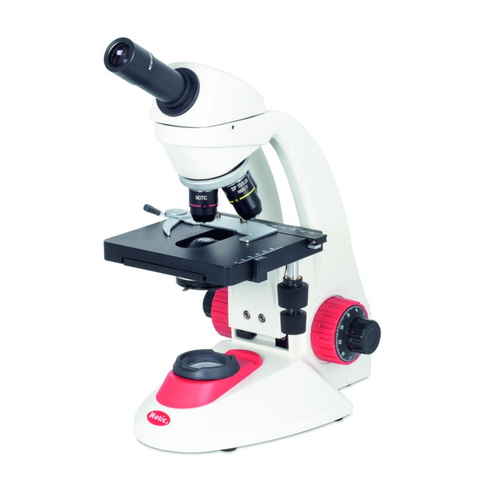 MOTIC Microscope RED211 with 4X, 10X, and 40X Objective Lens