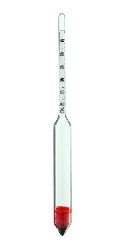 Ludwig Schneider Precision Density Hydrometer S50-095 0.950-1.000:0.002 g/cm³, DIN 12791, Length 190 mm, without Thermo Scientificmeter