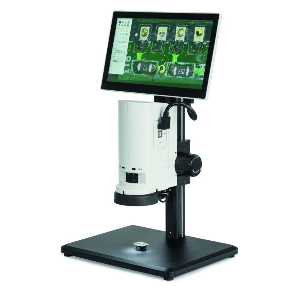 Kern Video Microscope (including screen) 0.7-5.0x with 2W LED and Measuring Software