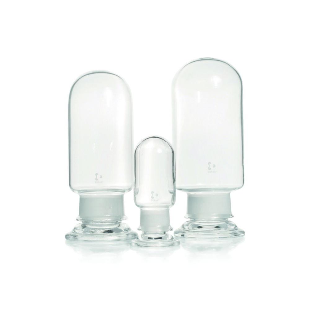 DWK Duran 100 mL Cylindrical Specimen Jar with Ground Glass Stopper