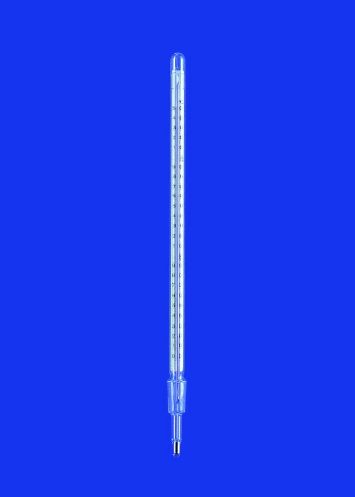 Lenz-Laborglas Distillation Thermometers, Range 0–250 °C, Fitting Length 55 mm

