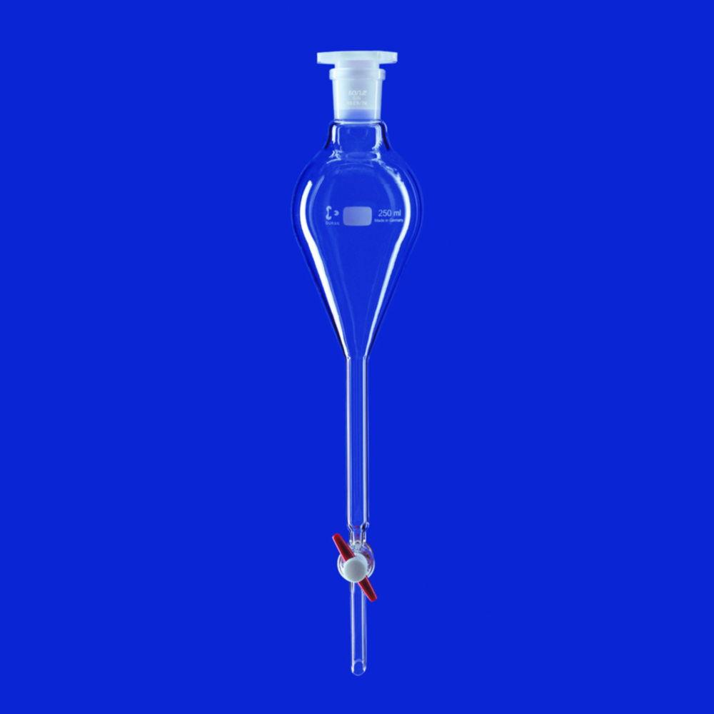Lenz-Laborglas Separating Funnel, Gilson 2000 ml Ungraduated with NS-PE Stopper

