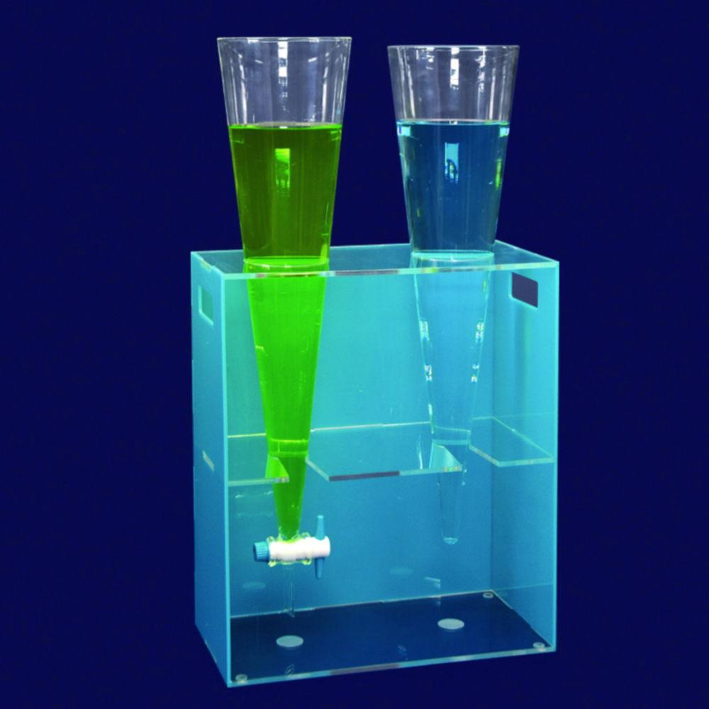 ISOLAB Stand for 2 Cones to Imhoff PMMA