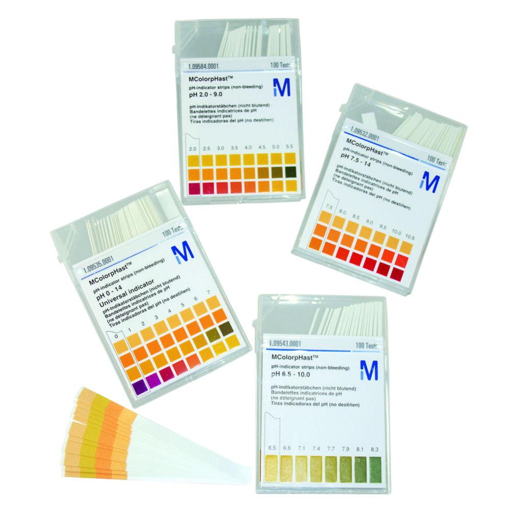 pH indicator strips,2,5 - 4,5 pH,pack of 100