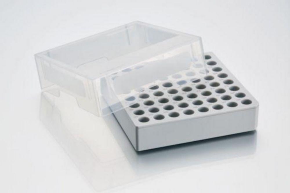 Eppendorf Storebox 8x8 for Vessels w. Lid and Alphanumeric, Autoclavable, Pack of 3

