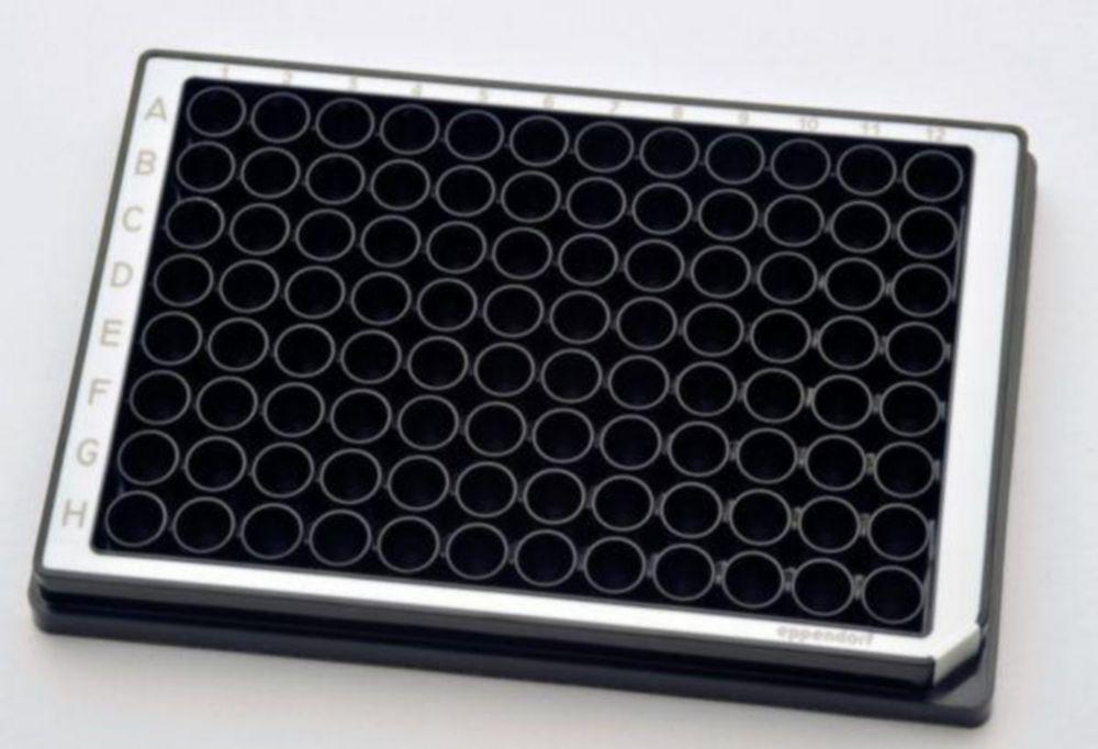 Eppendorf Microplate 96/V-PP Black Wells Border Color White PCR Clean 240 Plates (10x24 pcs)

