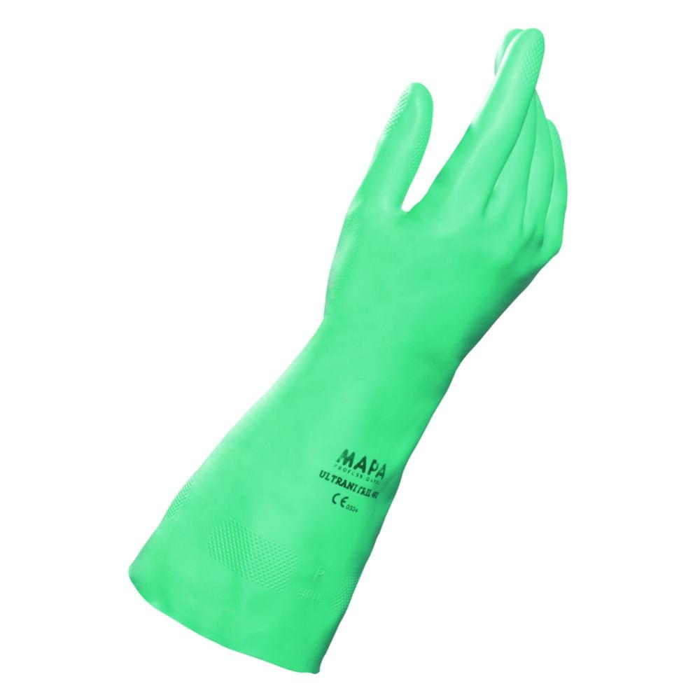 Chemical Protection Gloves Ultranitril Unit 492 Nitrile, length 32 cm, size 11-11.5, pack of 10 pairs