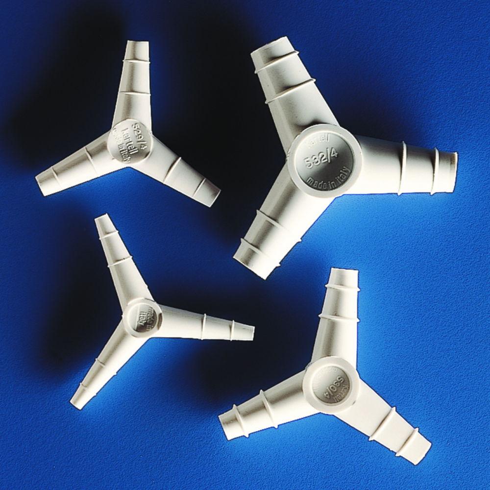 Kartell 120 Tube Connector, Y-Shape, 6-8 mm, PP, White