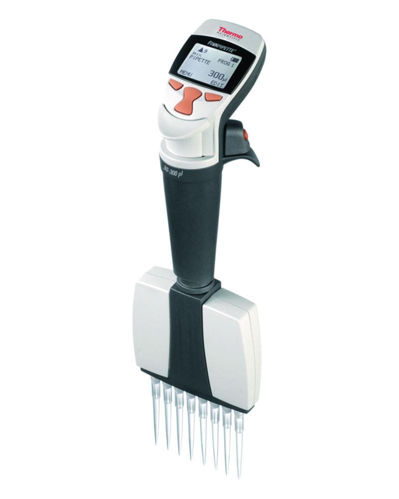 Thermo Finnpipette Novus 8-Channel with Variable Volume, 30-300 µL (Includes Universal Plug Charger)