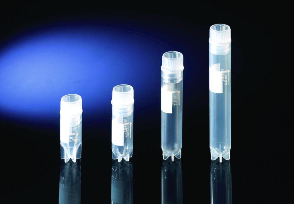 Thermo Nunc CryoTubes 3.6 mL, Clear PP with Internal Thread Cap, U-Shaped Bottom, Writing Area, Sterile (Pack of 8x50)

