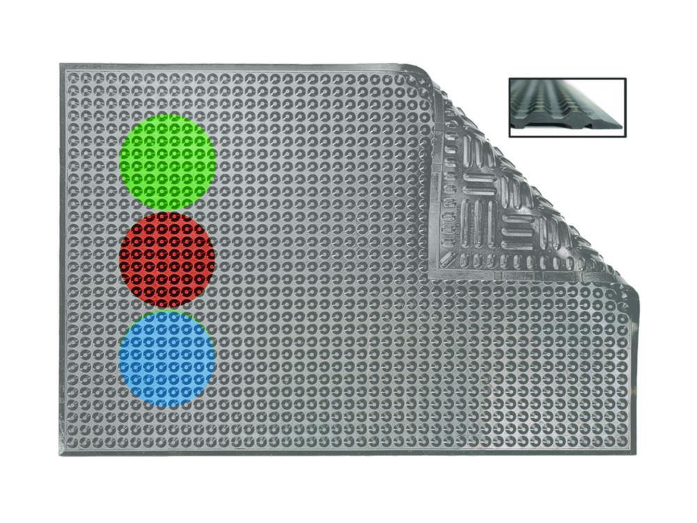 Ergomat Hygiene Grey Hygiene Mat (Grey EPDM Rubber, 900x1200mm)

