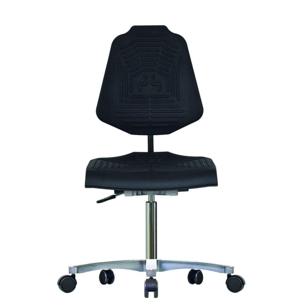 Werksitz Working Chair WS 1220 E XL Master 150 Classic Black – Height Adjustable (460–640 mm), XL Backrest with Soft-PUR Integral Foam

