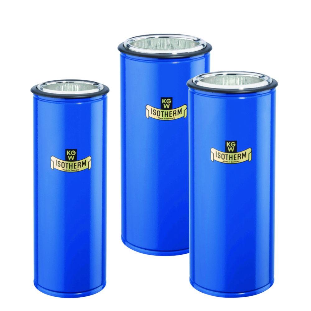 KGW Schieder Dewar Vessel (1000 ml, 7 x 235 mm, Blue Coated Metal Cover)