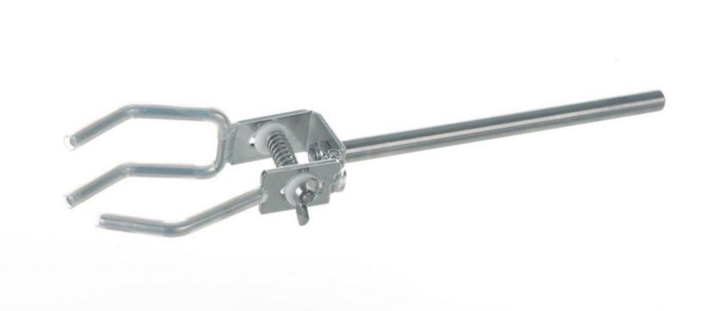 BOCHEM Tripod Clamp 3-Finger 18/10-Steel Rod LengthxDiam. 180 x 12 mm Clamping Width 0-80 mm