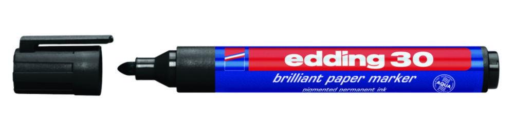 Edding Permanent Marker 30 Black, Line Width 1.5 - 3 mm

